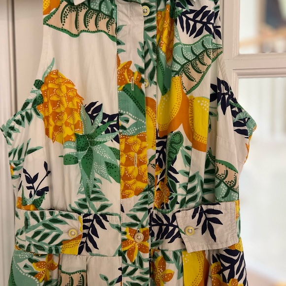 Maeve Anthro Tropical Print Halter Midi Dress - Picture 8 of 9